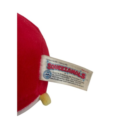 Squeezamals Paulina Penguin Plush Toy Red White 3.5 in Stuffed Animal - Picture 4 of 10